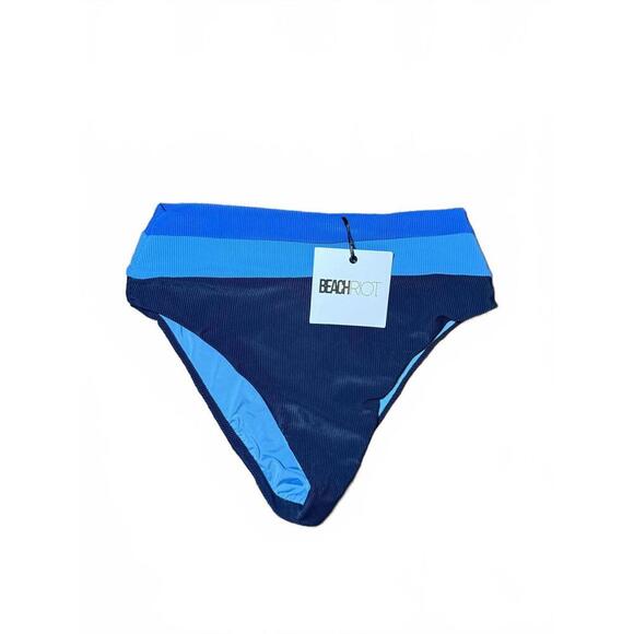 New Beach Riot Women's Bikini Bottom in Blue Small